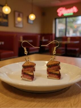 Handmade Turkey Club Earrings